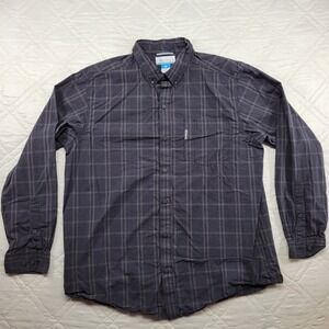 Columbia 100% cotton blue long sleeve dress shirt size XL